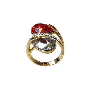 انگشتر زنانه مدل 2نگین