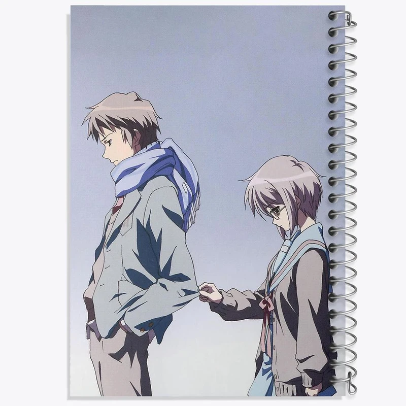 دفتر نقاشی 50 برگ خندالو مدل کیون و یوکی انیمه ناپدید شدن هارومی سوزومیا The Disappearance of Haruhi Suzumiya کد 23136