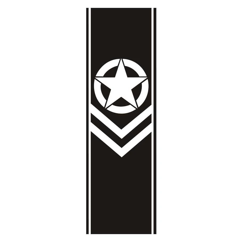 برچسب بدنه خودرو لندمون طرح ستاره اسپرت کد SP002 M