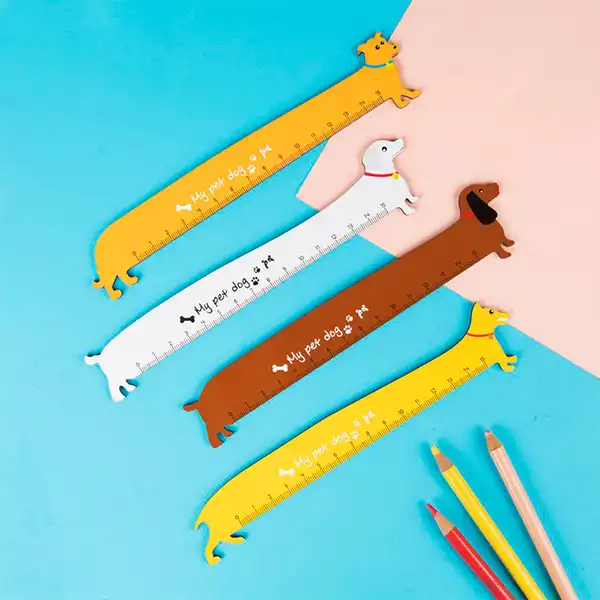 خط کش 15 سانتیمتری طرح سگ کد P4