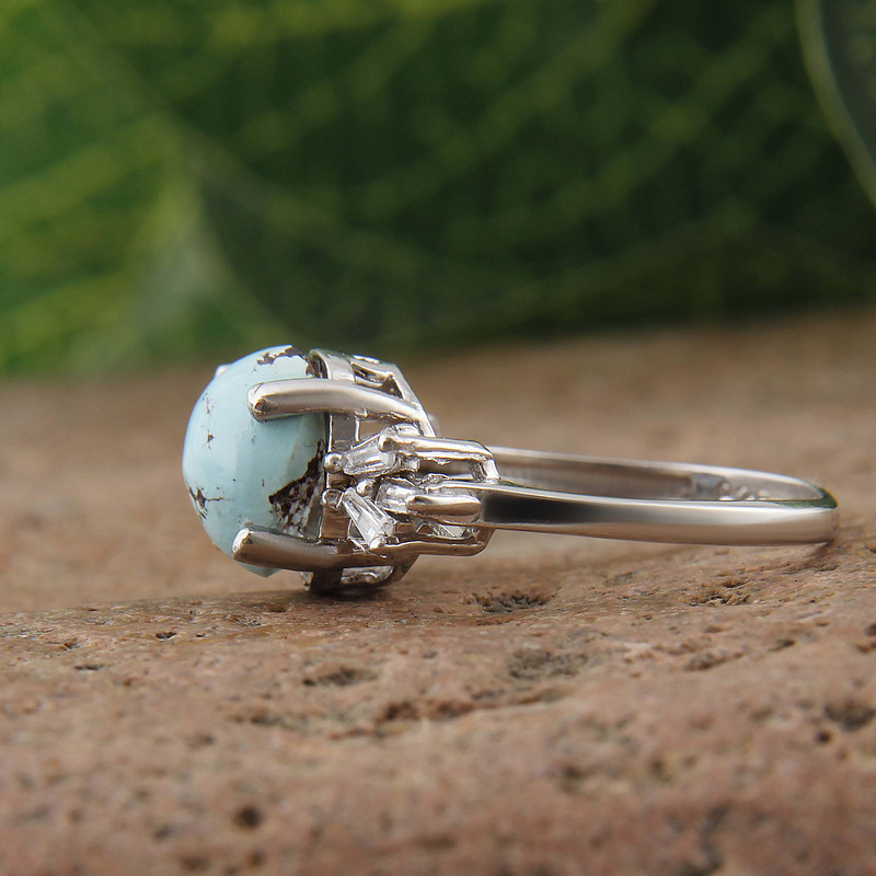 انگشتر نقره زنانه بازرگانی میلادی مدل سنگ فیروزه طبیعی نگین برلیان بدون ریزش آبکاری رادیوم کد AWR_1603 انگشتر نقره زنانه بازرگانی میلادی مدل سنگ فیروزه طبیعی نگین برلیان بدون ریزش آبکاری رادیوم کد AWR_1603