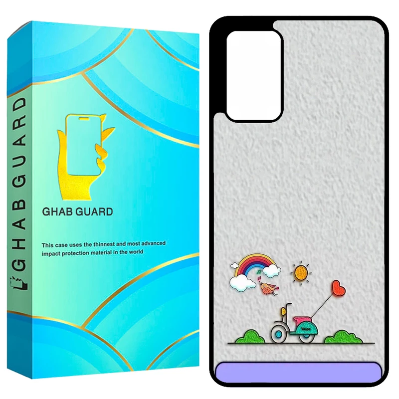 کاور قاب گارد طرح نقاشی مدل GCHPA72 مناسب برای گوشی موبایل سامسونگ Galaxy A72 4G