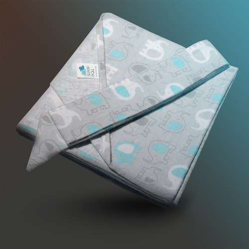 قنداق نوزادی اسلیپ ایکو مدل Swaddle کد SWELP به همراه هدبند