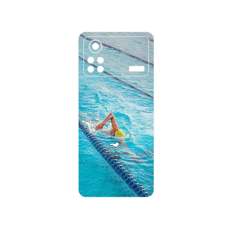 برچسب پوششی ماهوت مدل Swimming مناسب برای گوشی موبایل شیائومی Poco X4 Pro 5G