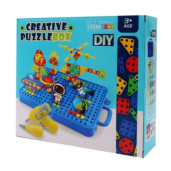 ساختنی 232 تکه مدل پازل دریل دار طرح فضایی