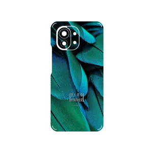 MAHOOT Green Feather Cover Sticker for Xiaomi Mi 11 5G