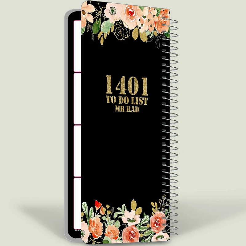 سالنامه سال 1401 مستر راد مدل to do list طرح پلنر گل کد Flower 1614
