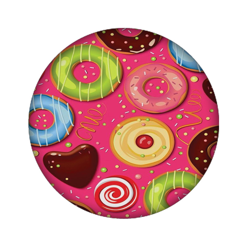 استیکر تزئینی موبایل مدل دونات کد 3287