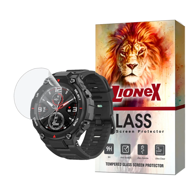 محافظ صفحه نمایش هیدروژل لایونکس مدل MTBWL مناسب برای ساعت هوشمند شیائومی Amazfit T-Rex