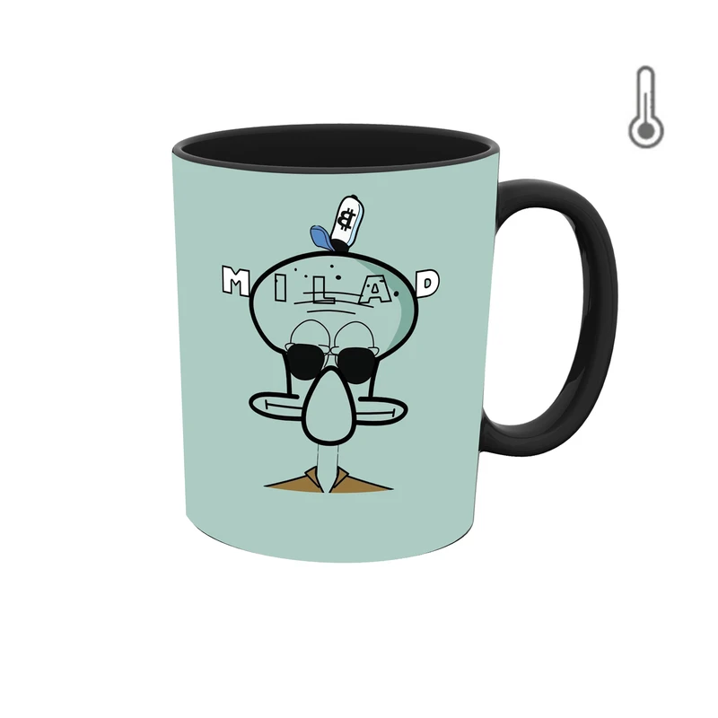 ماگ حرارتی طرح اسم میلاد مدل اختاپوس