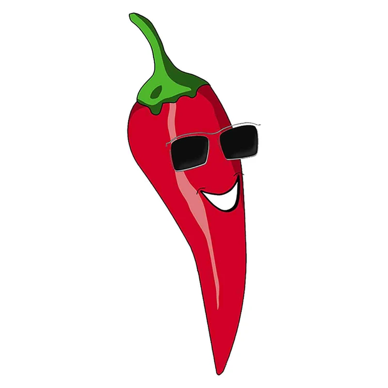 استیکر لپ تاپ طرح Funny Cartoon Chili Dude   کد ST702