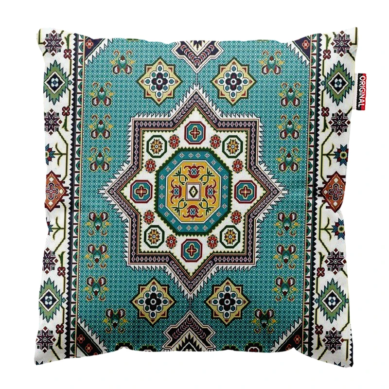 کوسن پاد آفرین طرح فرش ایرانی کد 3580 سایز 30*30 سانتی متر