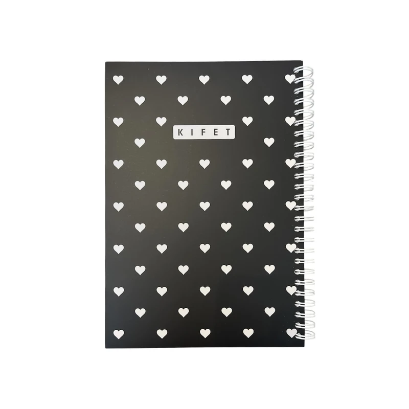 دفتر مشق ۱۰۰ برگ کیفت طرح قلب قلبی