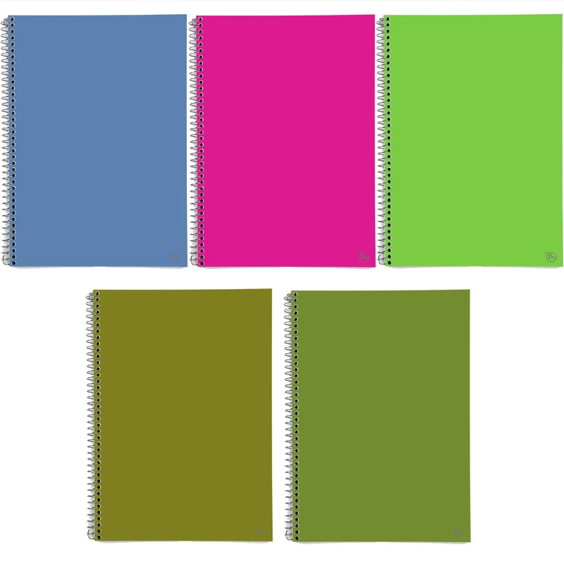 دفتر مشق 50 برگ مدوپد طرح ساده کد BD10034 مجموعه 5 عددی