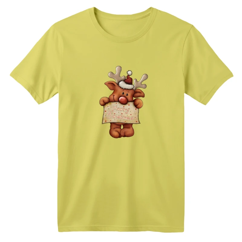 تی شرت آستین کوتاه بچگانه مدل کریسمسی کد 014