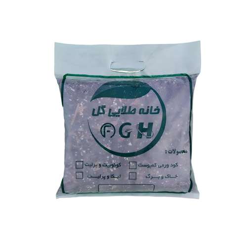 خاک و برگ خانه طلایی گل کد FGH_01 وزن 2 کیلوگرم