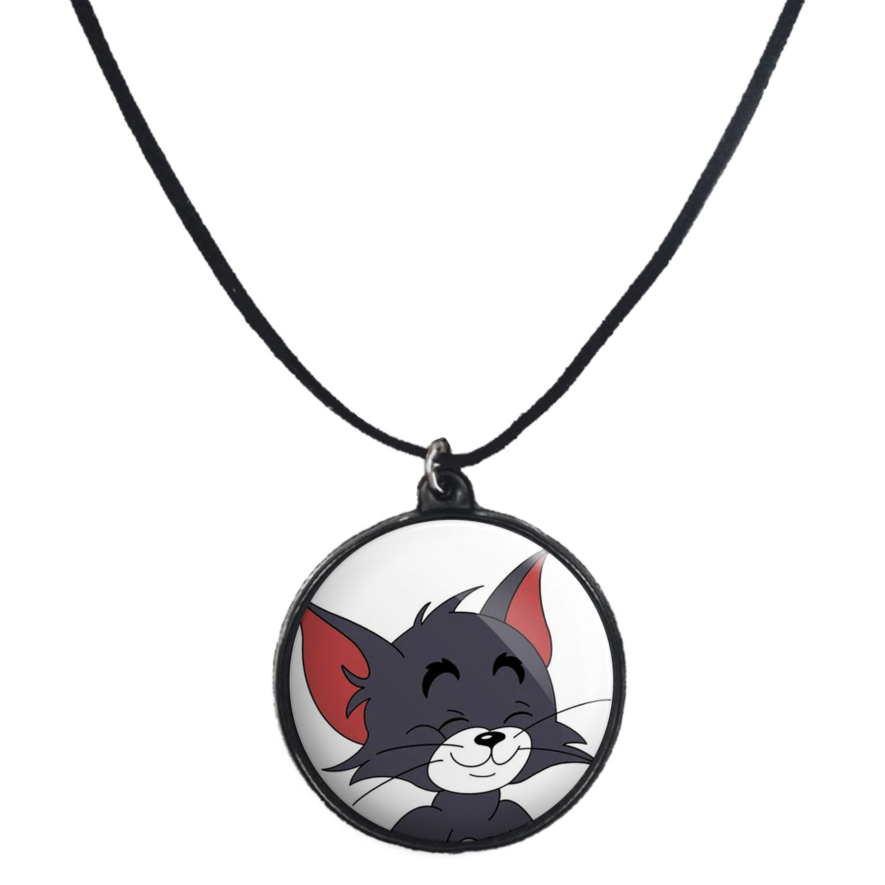 گردنبند پرمانه طرح تام و جری کد pmb.10785 مدل دو طرفه