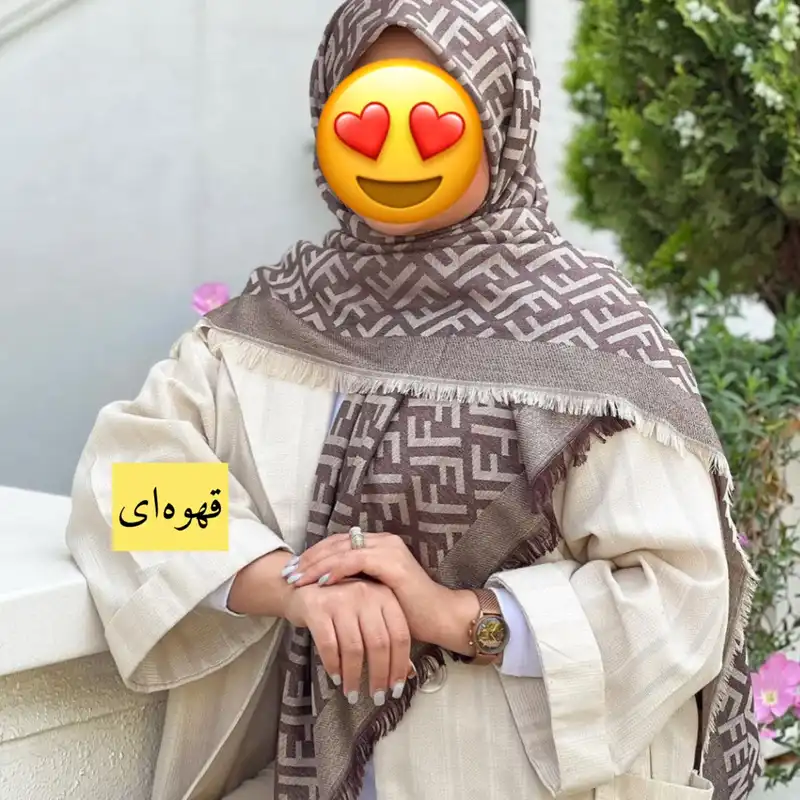 روسری زنانه مدل نخ کشمیر لمه دار کد 03