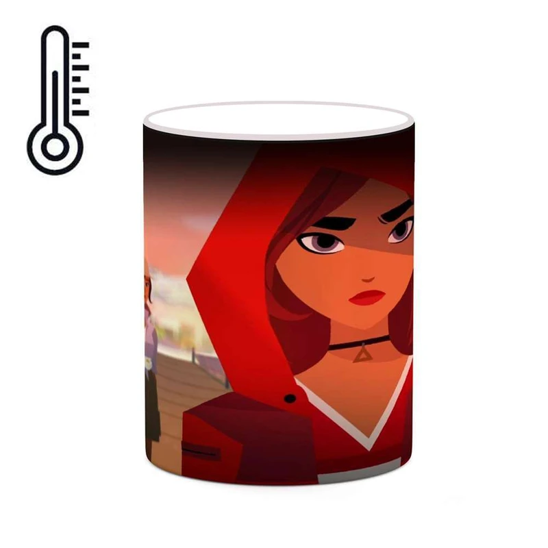 ماگ حرارتی کاکتی مدل کارتون Carmen Sandiego کد mgh22371