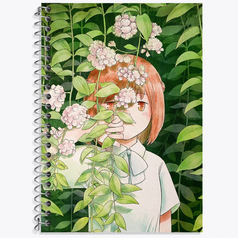 دفتر زبان 50 برگ خندالو مدل سه خط طرح دخترانه کد N4259