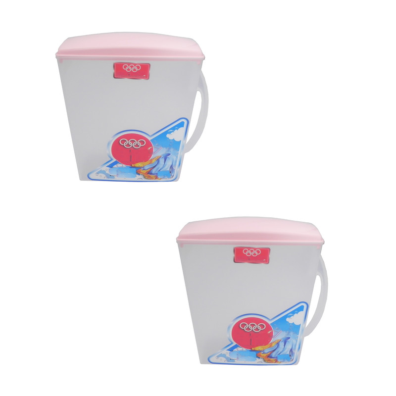 ظرف پودر رختشویی کد 0086 بسته 2 عددی