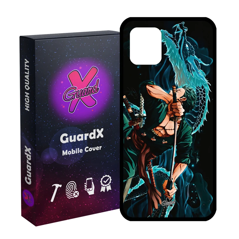 کاور گارد ایکس طرح Roronoa Zoro Anime مدل Glass10553 مناسب برای گوشی موبایل سامسونگ Galaxy Note 10 Lite / A81