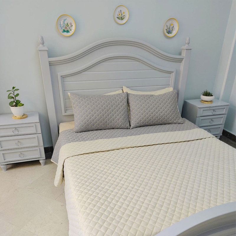 سرویس روتختی مدل بهاره کد XFC1582 دو نفره 6 تکه