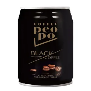 ایس کافی black coffee پواپو - 240 میلی لیتر