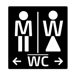 تابلو راهنما طرح سرویس بهداشتی کد WC1-10-P