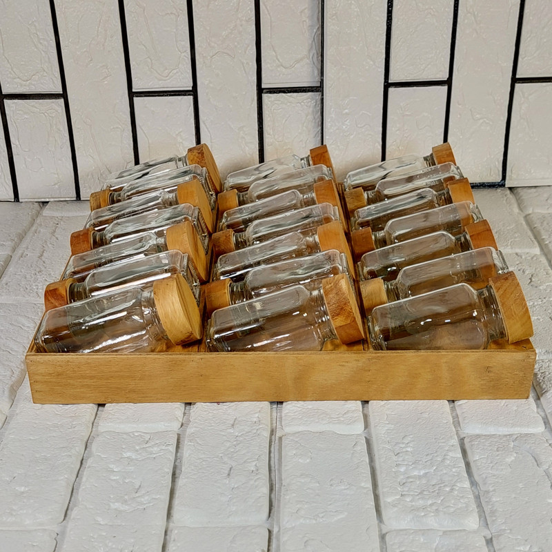 ست جای ادویه 21 پارچه مدل مکارتی کد M10 به همراه استند