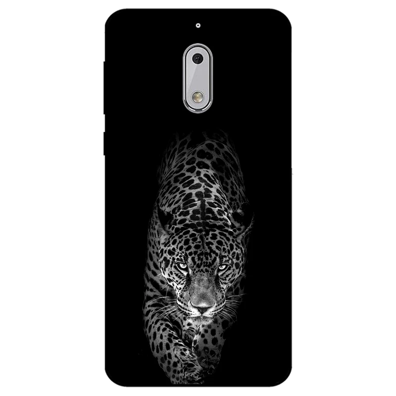 کاور مگافون طرح پلنگ مدل 1879 مناسب برای گوشی موبایل نوکیا 6