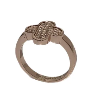 انگشتر زنانه مدل شبدر کد 5807