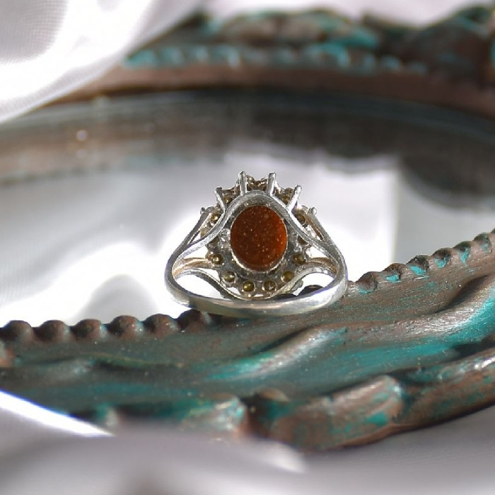 انگشتر نقره زنانه مدل سنگ دلربا کد 033