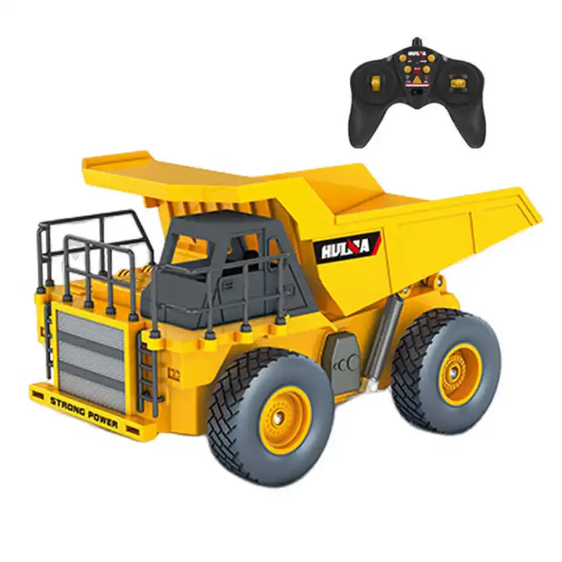 ماشین بازی کنترلی هوینا مدل کامیون و بولدوزر دودزا مجموعه 2 عددی