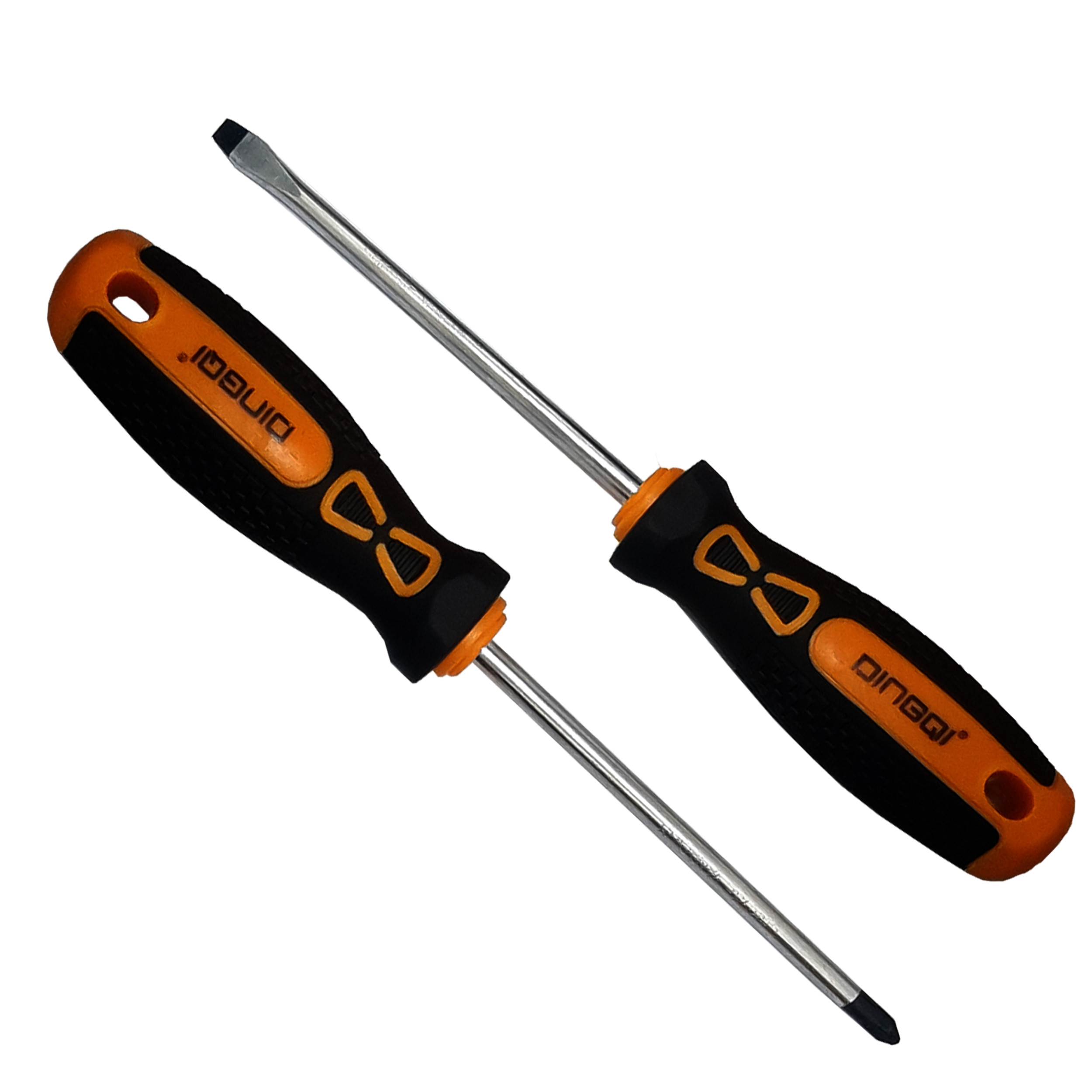 پیچ گوشتی یک سر چهارسو یک سر دو سو دینگشی مدل T682-15 بسته 2 عددی