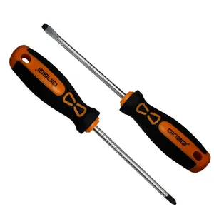 پیچ گوشتی یک سر چهارسو یک سر دو سو دینگشی مدل T682-15 بسته 2 عددی