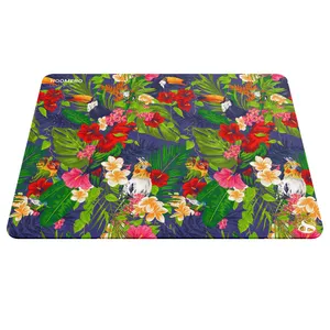 Hoomero Flowers and leaves A5811 Mousepad