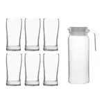 سرویس پارچ و لیوان 7 پارچه لومینارک مدل Arc