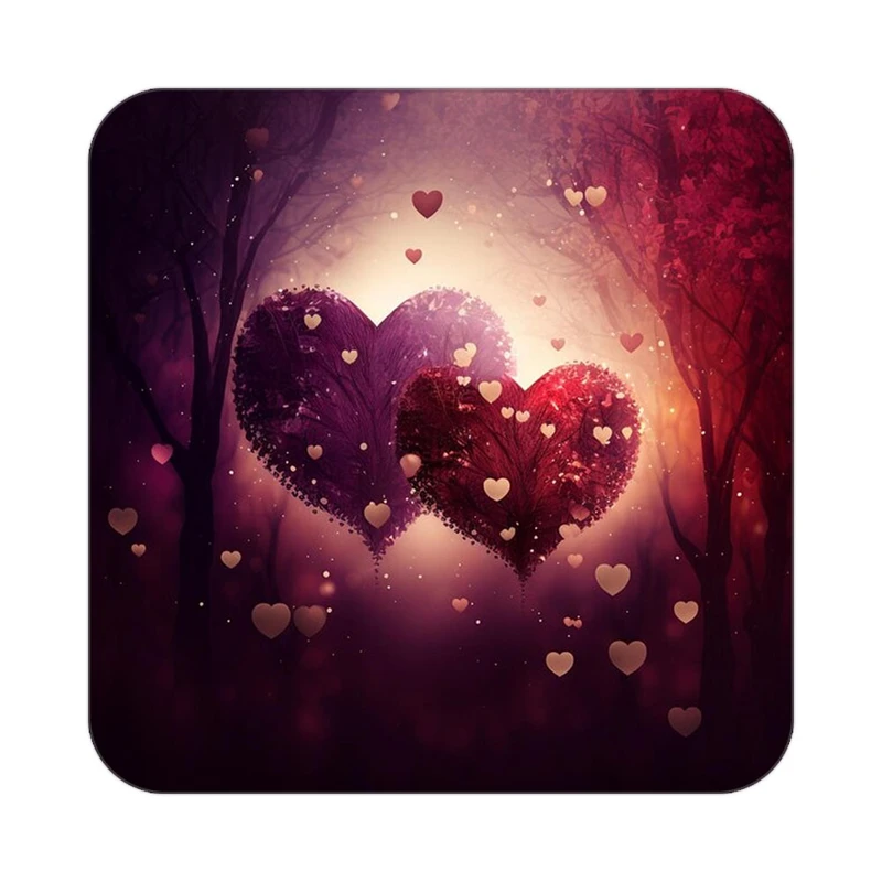 زیر لیوانی کاکتی مدل عاشقانه کد mp10411