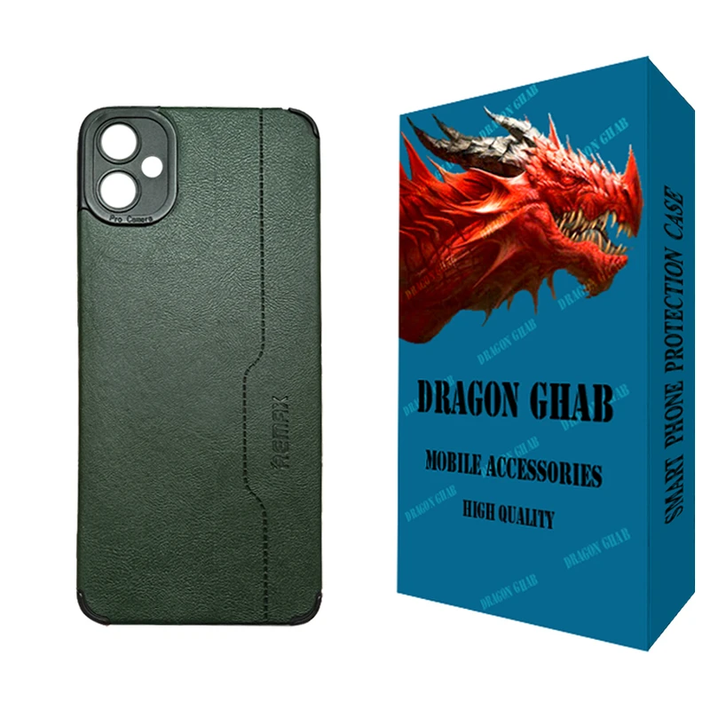 کاور دراگون قاب مدل چرم مناسب برای گوشی موبایل سامسونگ Galaxy A05