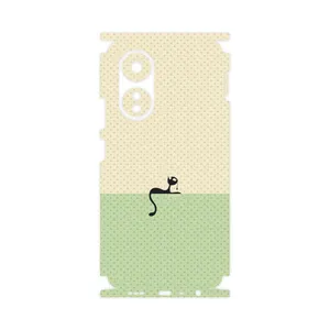 MAHOOT Minimal Internet Cat Icon-FullSkin Cover Sticker for Oppo A58 4G