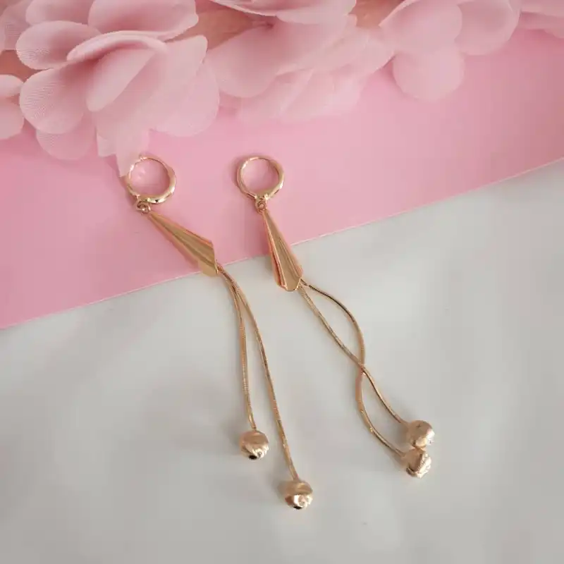 گوشواره زنانه ژوپینگ مدل شیپوری