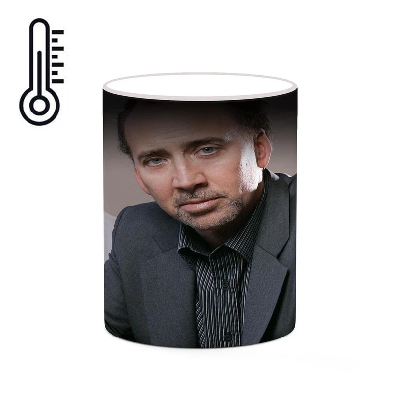 ماگ حرارتی کاکتی طرح نیکولاس کیج Nicolas Cage مدل mgh27029