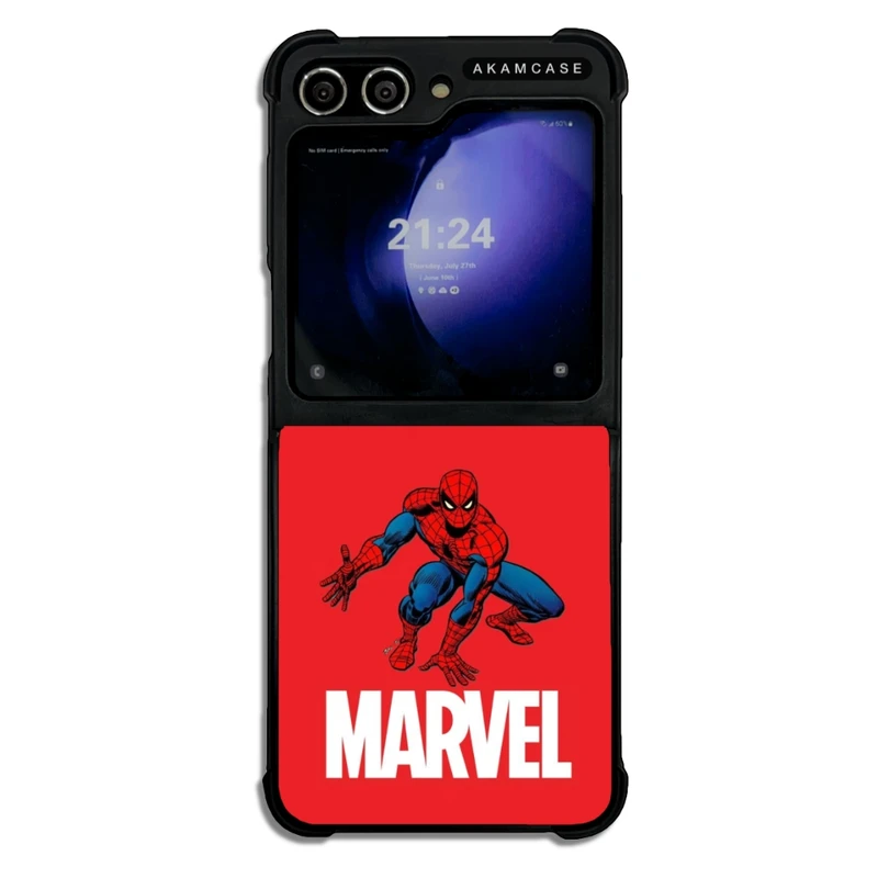 کاور آکام مدل AMCWSGZFLIP5-SPIDERMAN13 مناسب برای گوشی موبایل سامسونگ Galaxy Z Flip 5