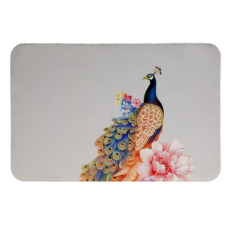 پادری طرح طاووس کد 6035 سایز 50 × 70 سانتی متر