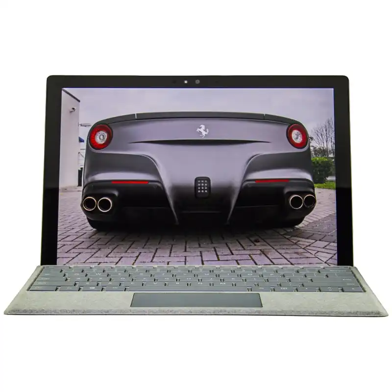 تبلت مایکروسافت مدل Surface Pro 2017 - A به همراه کیبورد سیگنیچر و ماوس و قلم 2017 نقره ای و کیف Golden Guard - ظرفیت 128 گیگابایت