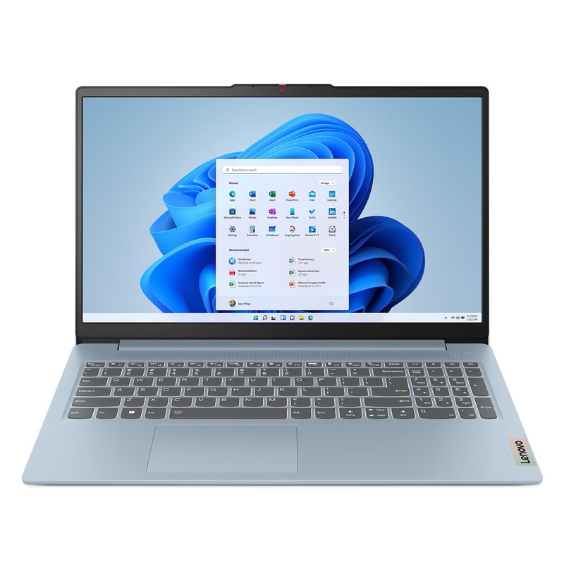 لپ تاپ 15.6 اینچی لنوو مدل Ideapad slim 3 15AMN8-Ryzen 3 30-8GB LPDDR5 5500MHz-1TB SSD-IPS-Fingerprint-W - کاستوم شده