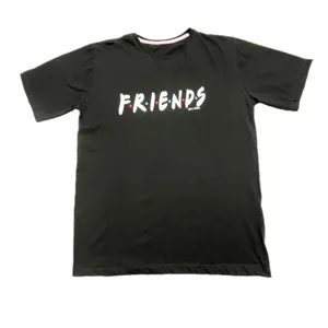 تی شرت لانگ آستین کوتاه  زنانه مدل فرندز رنگ مشکی