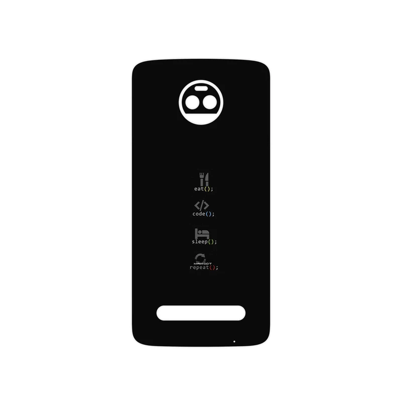 برچسب پوششی ماهوت مدل Programming 2 مناسب برای گوشی موبایل موتورولا Moto Z2 Force