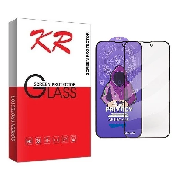 محافظ صفحه نمایش کی آر مدل privacy Mietubl مناسب برای گوشی موبایل اپل iPhone 16 Pro max